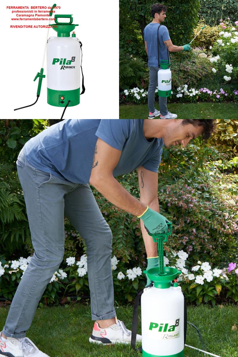 NEBULIZZATORE POMPA A BATTERIA PILA 8 RIBIMEX